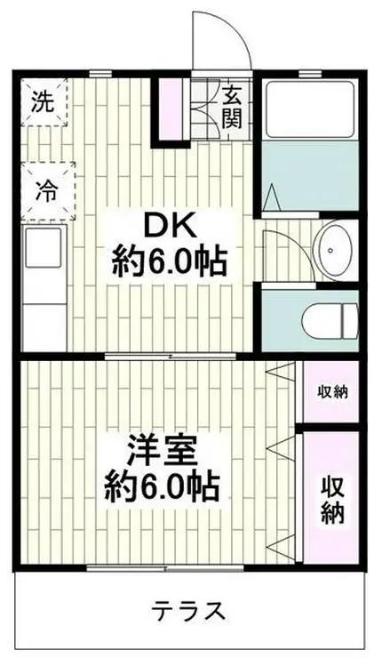 シーサイド片瀬 2階階 間取り