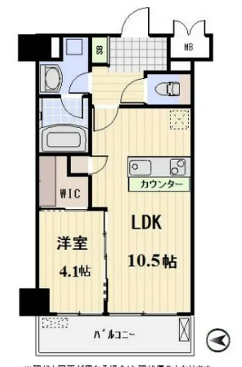 プロスペクト恩賜公園 4階階 間取り