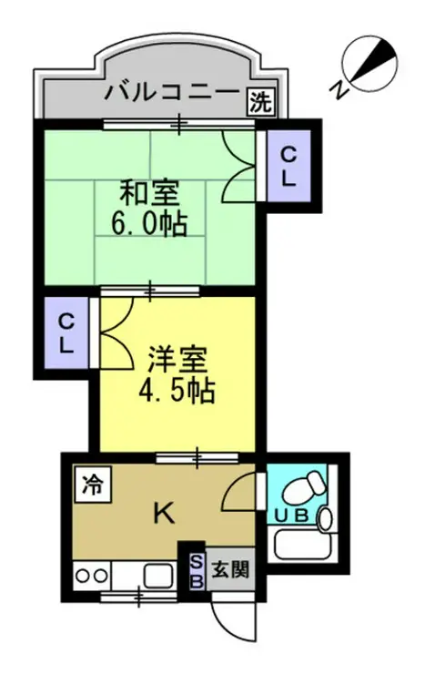 パインハウス狛江 2階階 間取り