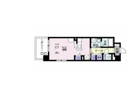 MODE EIGHT II(ワンルーム/3階)の間取り写真