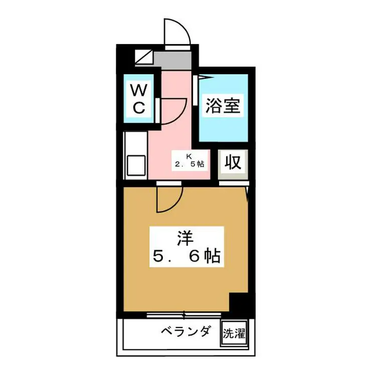 六軒町壱番館 3階階 間取り
