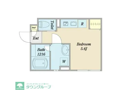 サンクレール柏 BY MISAWA(1K/1階)の間取り写真