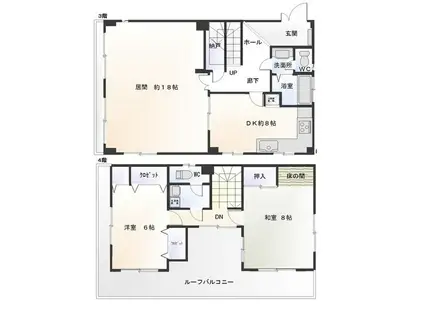 DOCビルディング(4LDK/4階)の間取り写真