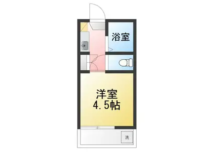 コーポトミザワ(ワンルーム/2階)の間取り写真