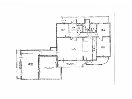 ネクステージ大和(3SLDK/3階)の間取り写真