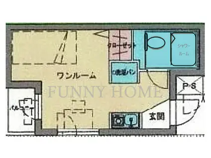 KTハウス(ワンルーム/2階)の間取り写真