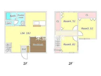 パストガーデンみずき台(3LDK/1階)の間取り写真