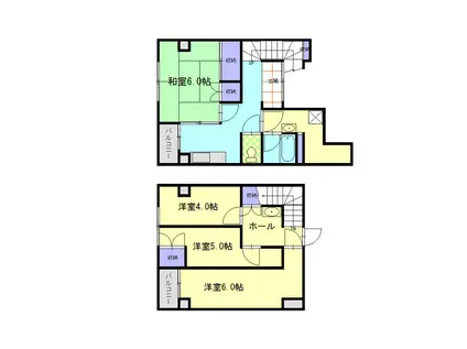 プランドール末広ビル(4K/1階)の間取り写真