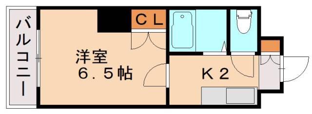 フィネスIII(1K/3階)の間取り写真