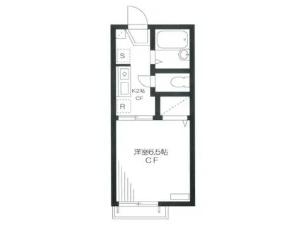 都営三田線 本蓮沼駅 徒歩4分 2階建 築31年(1K/2階)の間取り写真
