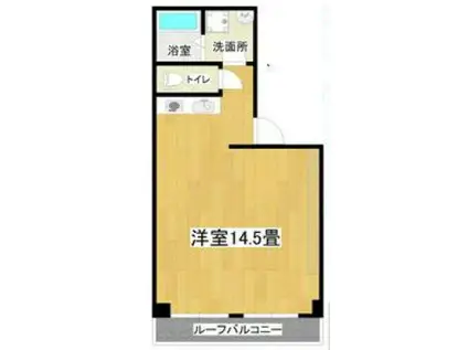 MYコート平野(ワンルーム/3階)の間取り写真