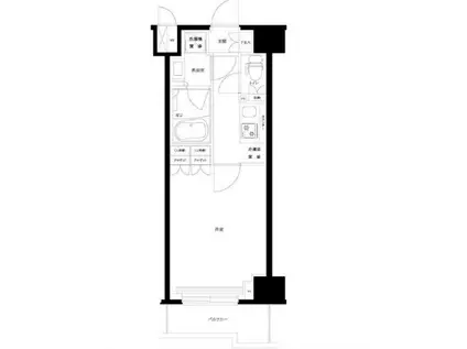 ルーブル西高島平(1K/5階)の間取り写真