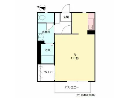 T・SファミールVE(ワンルーム/2階)の間取り写真