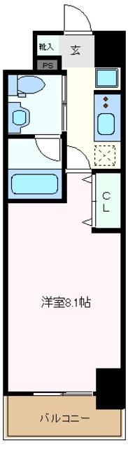 RESIDENCE OMIYA HIKAWASANDO(1K/11階)の間取り写真