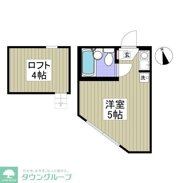 RIX上星川I(ワンルーム/1階)の間取り写真