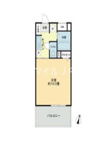 SIRIUS(1K/3階)の間取り写真