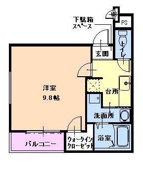 フジパレス淀川ウエスト(1K/2階)の間取り写真