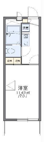 レオパレス13STONEI(1K/2階)の間取り写真