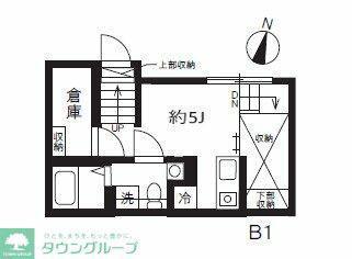 アピチェ池上(ワンルーム/1階)の間取り写真