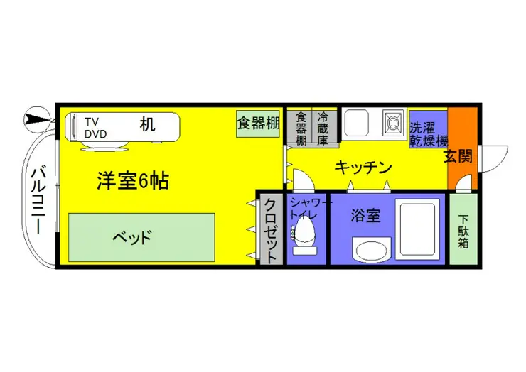 プルミエール美園 3階階 間取り