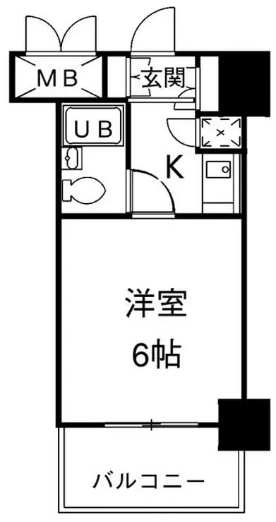 クリオ平塚参番館 6階階 間取り