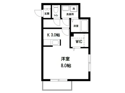 UUSI TAIHEI TALO(1K/2階)の間取り写真