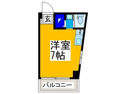メゾンMASUDA(ワンルーム/2階)の間取り写真