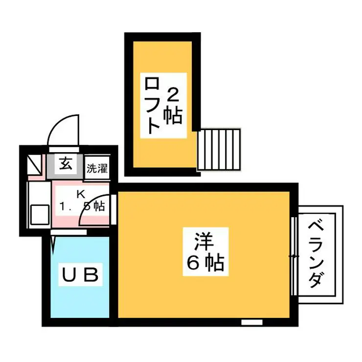 ドルフ伊勢原 2階階 間取り
