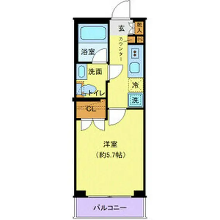 プレール・ドゥーク中野富士見町II 2階階 間取り
