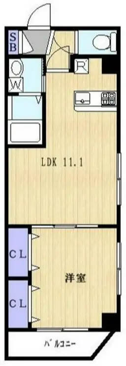 ラヴィエント町屋 2階階 間取り
