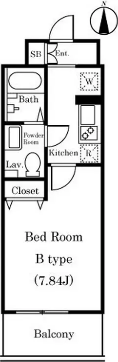 ウィズ丸子通 4階階 間取り
