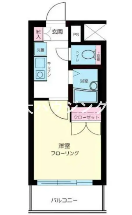ヴェルト目黒西 8階階 間取り