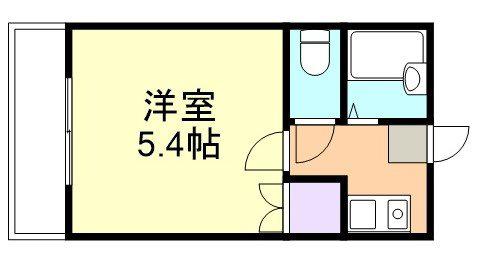 G-BOX(1K/2階)の間取り写真