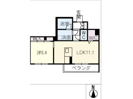 PETRA IKESHITA(1LDK/3階)の間取り写真