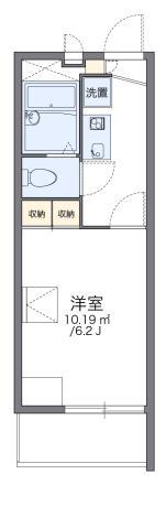 レオパレスプレステージ三津屋(1K/2階)の間取り写真
