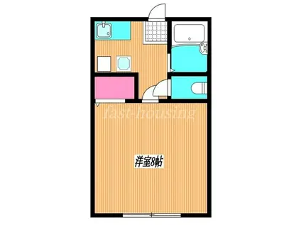 ソレジオ武蔵境(1K/1階)の間取り写真