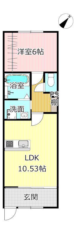 アトレMIZUHO(1LDK/1階)の間取り写真