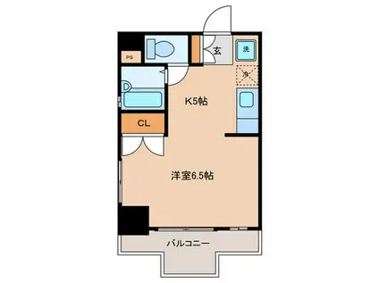 エトワール・トキワ(1K/3階)の間取り写真