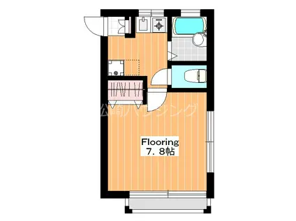 サンガーデン荻窪(1K/1階)の間取り写真