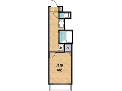 グレースマンションIII(1K/3階)の間取り写真