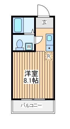 すすきのヒルズ(ワンルーム/3階)の間取り写真