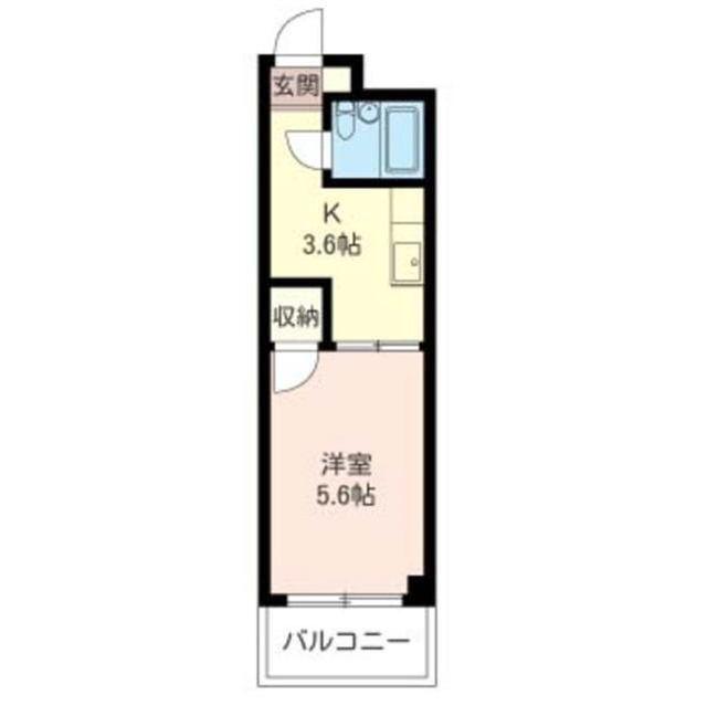 ヴィクトワール伊藤(1K/3階)の間取り写真