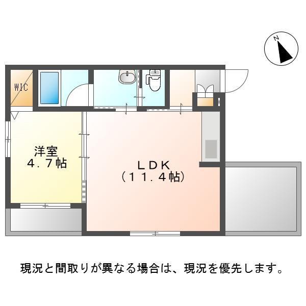 パルテナ(1LDK/2階)の間取り写真
