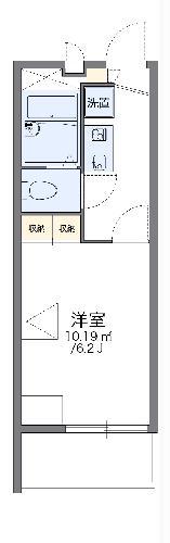 レオパレス富士(1K/2階)の間取り写真