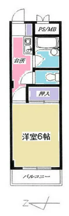 ファミール並木 1階階 間取り