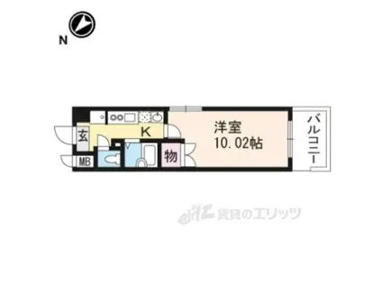 アートプラザ124(1K/2階)の間取り写真