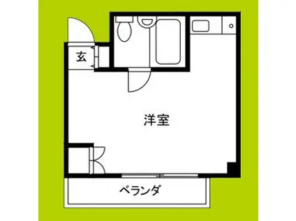 レナジア塚本(ワンルーム/4階)の間取り写真