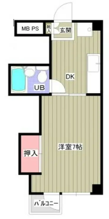 宮前平マンション 3階階 間取り