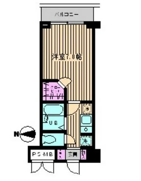 ビイルーム小金井 3階階 間取り