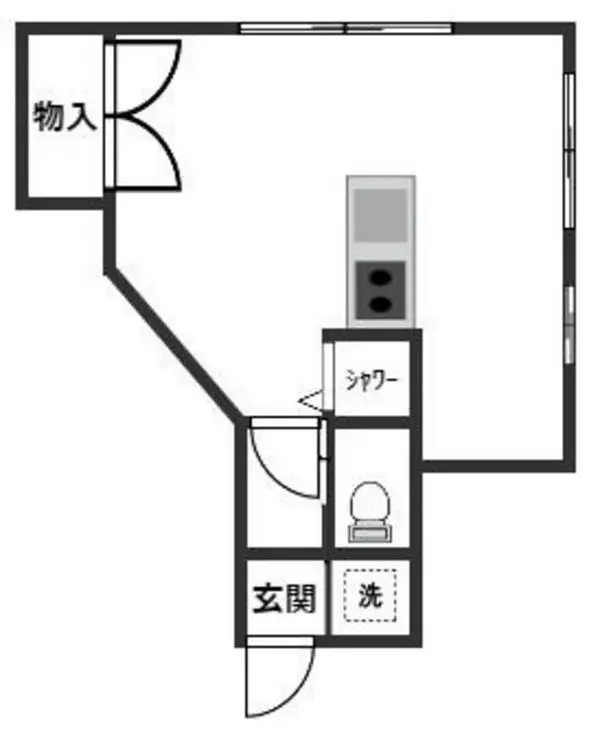銀輪ビル 4階階 間取り